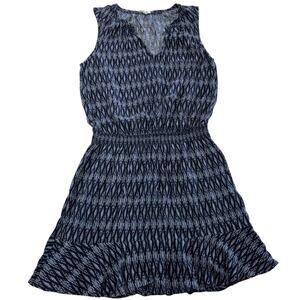 Soft Joie Dress Womens Small Ikat Pattern Sleeveless‎ Rayon Summer Casual